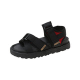 Korean Version Of Sandals Women 2025 New Flat-Soled Soft-Soled Beach Sandals Magic Sandals Women's Sports Shoes HZ0115