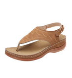 Wish Women's Shoes 2025 New Roman Wind With Women's Sandals 43 Large-Size Sandals HZ0115