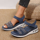 2025 New Women's Summer Slopes And Thick-Soled Casual Sandals And Cold Sandal Slides Water Drill With Thick-Soled Sandals Women HZ0115