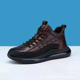 2025 New Casual Single Shoe Men 48-Yard High-Top Pu-Pressing Casual Sneakers Loose With Lefu Shoes HZ0115