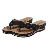 Summer Lady Southeast Asian Font And Casual Beach Slippers Casual Fashion Thick-Soled Shoes HZ0115