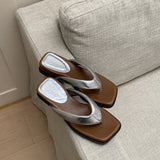 2025 Summer New Fashion One-×Ös Slipper Women Wear Thick Bottom To Increase The Leisure Cold Slippers HZ0115