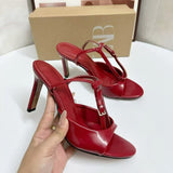 ZA Home 2025 Leopard High Heels Women With Fine Heel Temperament Beautiful Sister Sexy Fashion Sandals HZ0115
