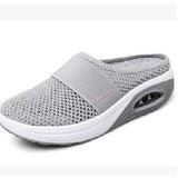 Baotou Small Net Hole Slippers Women No Heel Half-Slippers Thick-Bottom Slippers Women Net Side Half Slippers Women HZ0115