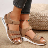 2025 New Women's Summer Slopes And Thick-Soled Casual Sandals And Cold Sandal Slides Water Drill With Thick-Soled Sandals Women HZ0115