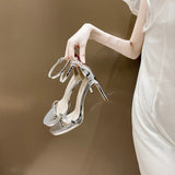 Golden Word With Sandals In The Summer Of 2025 New Sexy Waterproof Toe 10CM Ultra-High Heels HZ0115