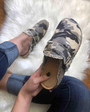 Large-Size Single-Shoe Women 2025 Spring And Autumn New Leopard Half-Shoe Single Shoes Lazy Shoes Bean Shoes HZ0115