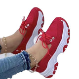 Large-Size Casual Single-Shoe Women 2025 Spring And Autumn New Round Head Thick Bottom Low Help With Flat-Soled Casual Shoes HZ0115