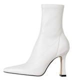 Net Red Thin Boots Pointed Short Boots Children 2025 Autumn Socks Boots In Tide Fine Heel High Heels Elastic Boots HZ0115