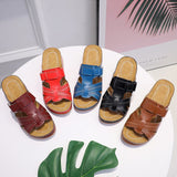 Large-Size Women's Slippers In The Summer Of 2025 New Slope And Flat Bottom With The Toe 35 -44 Yards Women's Slippers HZ0115