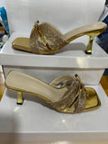 In The Autumn Of 2025, The New Dew French Bow Wears A Hundred High Heels And Direct Women's Shoes HZ0115