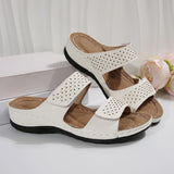 2025 Summer Women Thick Bottom Slippers Large-Size Thick-Sed Fish Mouth Slippers Outside Wearing Beach Shoes HZ0115