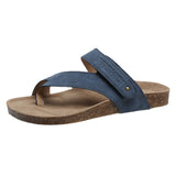 2025 New Summer Flat Sandals Beach Shoes Casual Slippers Round Head Toe Large Beach Shoes HZ0115
