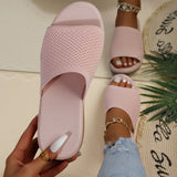 2025 New Spring And Summer Flying Polyurethane Bottom Leisure Large Beach Shoes Flat-Bottomed Flip-Flops HZ0115