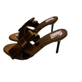 ZA Home 2025 New Women's Shoes Low Heel Temperament Famous Bow Decoration High Heels Toe Sexy HZ0115