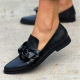 The New Tip Of The New Product In The Spring And Autumn Of 2025 40-43 Shallow Buckle With Large-Size Casual Single Shoe Women HZ0115