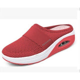 Baotou Small Net Hole Slippers Women No Heel Half-Slippers Thick-Bottom Slippers Women Net Side Half Slippers Women HZ0115