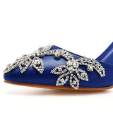 7 Cm Light-Mouthed Sharp White Wedding Sandals Fine Heel Size Size Diamond Chain Wedding Shoes Wedding Shoes Wedding Shoes HZ0115