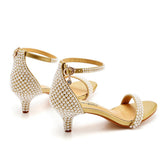 5 Cm Light Mouth With Low Heel High Heel White Pearl Wedding Dress Wedding Shoes HZ0115