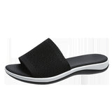2025 Summer New Large Size Women's Shoes Casual Flying Shoes Soft Polyurethane Lightweight Flat-Bottomed Slippers Women HZ0115