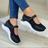 2025 New Women's Casual Single Shoes Large Thick Sole Flying Weaving Breathable Color Casual Single Shoes Women's Shoes HZ0115