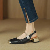 Spring Explosion Of The New Chinese Style Mary Jane Sandals Bao Behind The Empty Women's Singles Shoes 2025 Summer New Sandals HZ0115