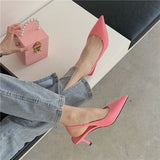 French High Heels Black Temperament Sandals Fairy Shoes 2025 New Spring And Summer Fine Tip Single Shoes HZ0115