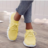 Large-Size 2025 Spring And Autumn New Women's Shoes Breathable Soft Soles Comfortable Sports Casual Shoes Lady HZ0115