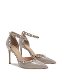 Rival Bag Head Sandals Women's Summer 2025 New Design Sense Of Niche 8Cm Word Buckle With High Heels Women's Thin Heel HZ0115