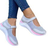 2025 New Women's Casual Single Shoes Large Thick Sole Flying Weaving Breathable Color Casual Single Shoes Women's Shoes HZ0115