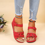 2025 New Large-Size Lady Slope And Thick-Soled Sandals Fish Mouth With Casual Sandals HZ0115