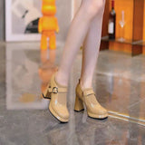High-Heeled Fashion Boots Women 2025 Autumn And Winter New Flying Deep Mouth Comfortable Side Zipper Temperament Waterproof Table Women Shoes HZ0115