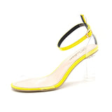 2025 Summer New Women's Transparent Sandals Crystal Korean Version Of 100, With Coarse Heel Casual Sandals Women's High Heels HZ0115