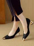 French Temperament High Heels Women 2025 Spring New Light Mouth Single Shoes Small Fragrant Leopard Pattern Evening Shoes HZ0115