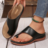 2025 Summer New Leisure Large-Size Coat Toe Slope And Beach Women's Slippers Outside Wearing Cold Slippers HZ0115