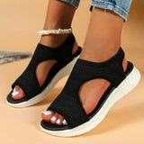 Comfortable Flat Bottom Flying Sandals Women 2025 Summer New Fashion Fish Mouth With Feet Beach Sandals HZ0115