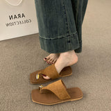 Fashion Leisure Cover Flat-Bottomed Slippers Women's Summer Wear 2025 New Seaside Resort Beach Shoes Roman Sand Slippers HZ0115