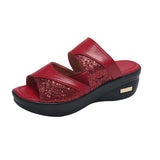 Sandals Women Wear Fashion 2025 New Thick-Soled Loose Pastry Slope And Ladies Fish Mouth Sand Slippers Shoes HZ0115