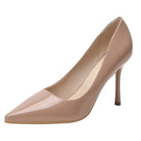 2025 Summer New Simple French Nude Pointed Flat Shoes Soft Soles Shoes Commuting Single Shoes HZ0115