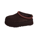 Autumn And Winter New Lazy Shoes Thick-Soled Pine Cream Wool Shoes Fur Shoes Outside The Home To Keep Warm Fashion Buns Cotton Tug HZ0115