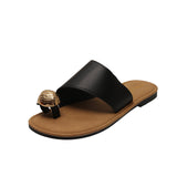 Women's Toe-Slippers Wear A New Korean Version Of French-Style French-Style Fairy-Style Beach Shoes In The Summer Of 2025 HZ0115