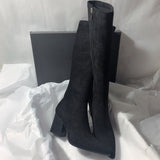 Long Cylinder Side Zipper French Thin Retro British Wind Tip High With New Long Boots Woman HZ0115