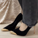 Summer Heightening Head Anti-Slip Shoes New Chinese Pointed Lady Single Shoes Tide 2025 Outside Wearing Fashion Shoes HZ0115