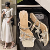 In The Summer Of 2025, The New Butterfly Crystal Wears High And Slippers Every Day. HZ0115