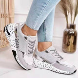 Wish Large-Size Single Shoes Autumn New Thick-Edged Slid Laced Old Dad Shoes Casual Sports Women's Shoes HZ0115