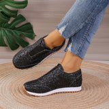 2025 New Large-Size Squint Casual Women's Singles Shoes Women's Shoes Women HZ0115