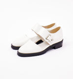 New 2025 Spring New Casual Low Heel Round Head Button Lady Size Single Shoe HZ0115