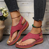 Wish Women's Shoes 2025 New Roman Wind With Women's Sandals 43 Large-Size Sandals HZ0115