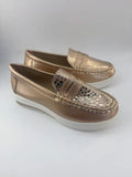 Large Size 2025 Spring New Casual Single Shoe Sports Zipper Women Lazy Low Help Shoes HZ0115
