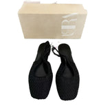 ZA Home 2025 Small Korean Version Of Hand-Woven Fishing Net Bag Head Sandals Women's Summer Flat Bottom Behind The Stumbling Cold Slippers HZ0115